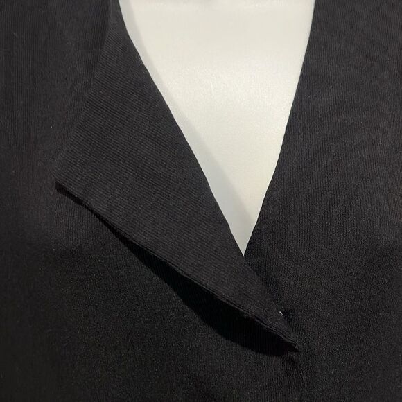 Mango Black Long Sleeve Jumpsuit Size S (fits oversized) Nwot - Picture 3 of 13